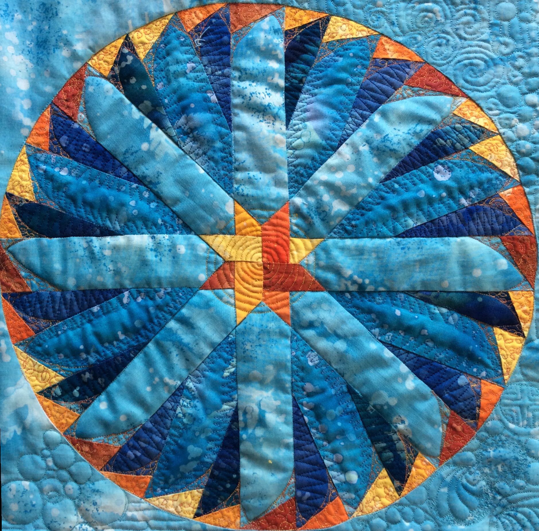 Quilted Blue Aster2